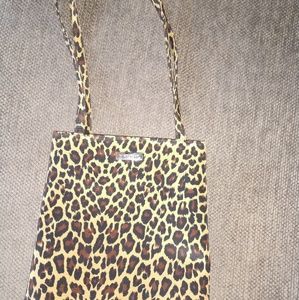 Nine West Leopard shoulder bag NWOT